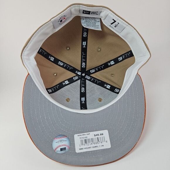 New Era 59Fifty Houston Astros Fitted Hat Men's Size 7 7/8 New - Picture 5 of 5